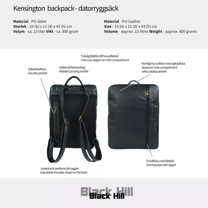 Black Hill Kensington – Ryggsäck 15L - Brun