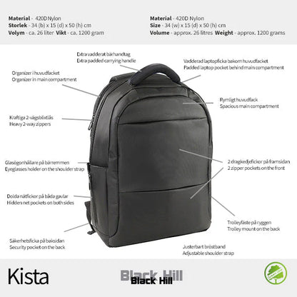 Black Hill Kista Ryggsäck 25L