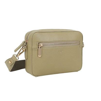 Ulrika Design Bar Zipper - Grön Axelväska 21cm