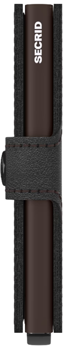 Secrid Miniwallet Original - Svart/Brun Korthållare 10cm