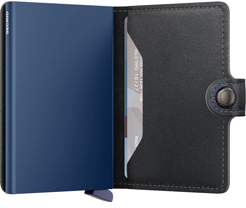 Secrid Miniwallet Original - Navy/Svart Korthållare 10cm