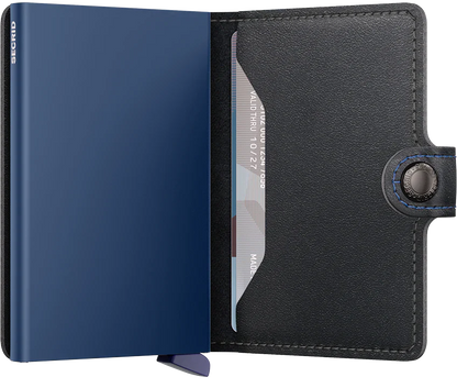 Secrid Miniwallet Original - Navy/Svart Korthållare 10cm