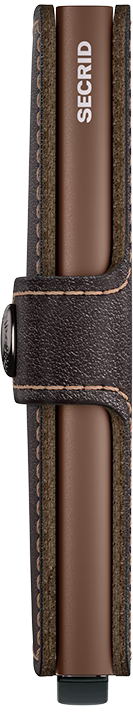 Secrid Miniwallet Original - Choklad Korthållare 10cm