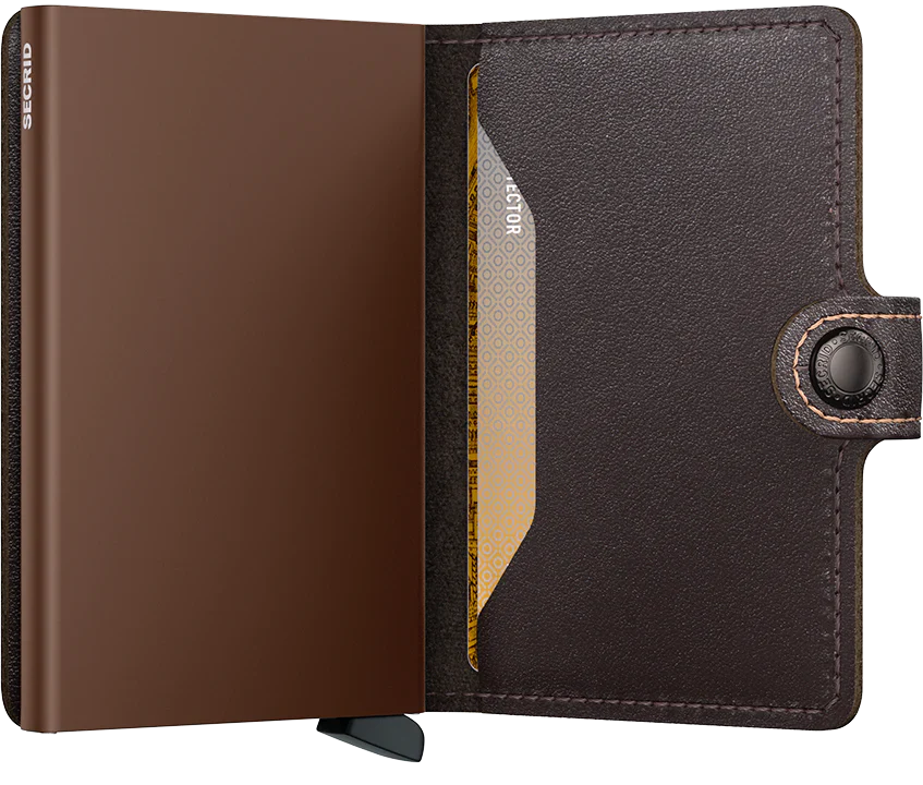 Secrid Miniwallet Original - Choklad Korthållare 10cm