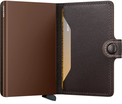 Secrid Miniwallet Original - Choklad Korthållare 10cm