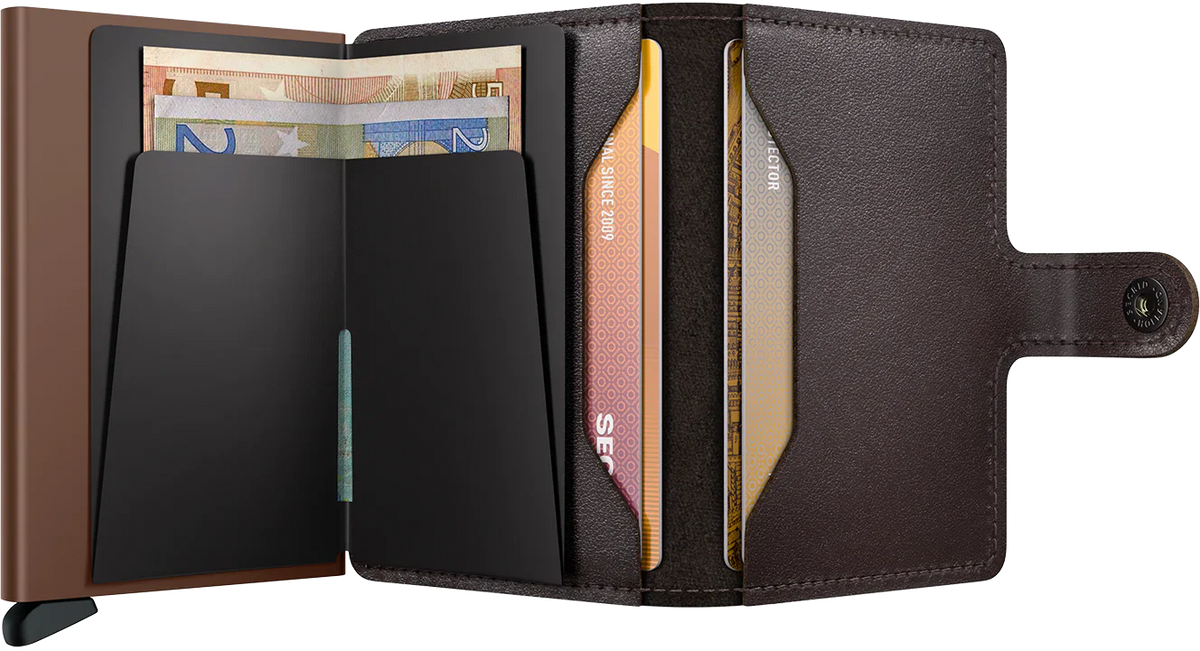 Secrid Miniwallet Original - Choklad Korthållare 10cm