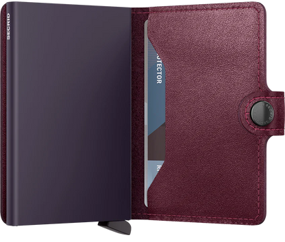 Secrid Miniwallet Original - Cranberry Korthållare 10cm