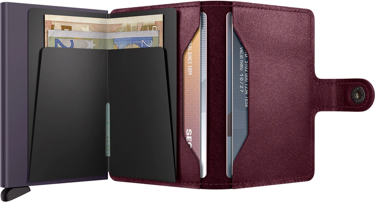 Secrid Miniwallet Original - Cranberry Korthållare 10cm