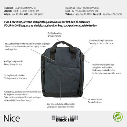 Black Hill Nice – Datorväska 15,6"