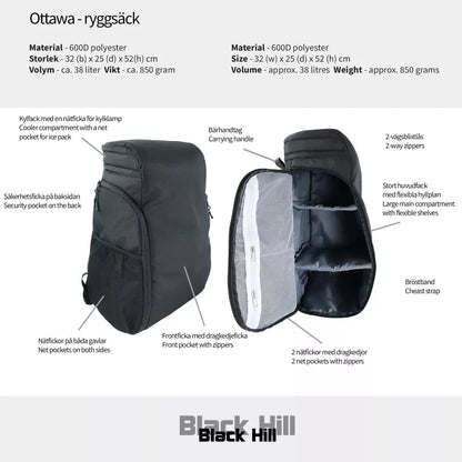 Black Hill Ottawa Kylryggsäck 38L