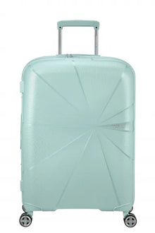 American Tourister Starvibe 67cm Mellanstor Expanderbar Surf Blue