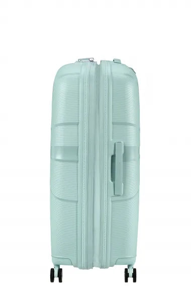 American Tourister Starvibe 77cm Stor Expanderbar Metallic Surf Blue