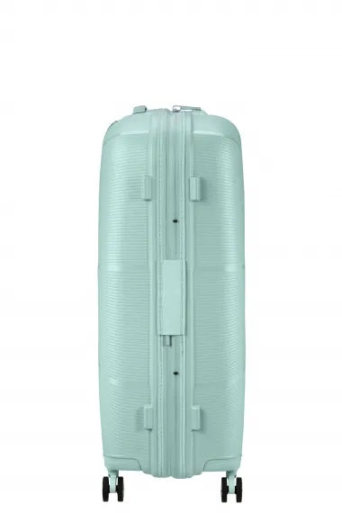 American Tourister Starvibe 77cm Stor Expanderbar Metallic Surf Blue
