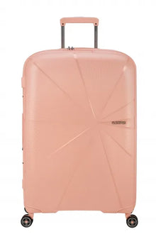 American Tourister Starvibe 77cm Stor Expanderbar Metallic Peach