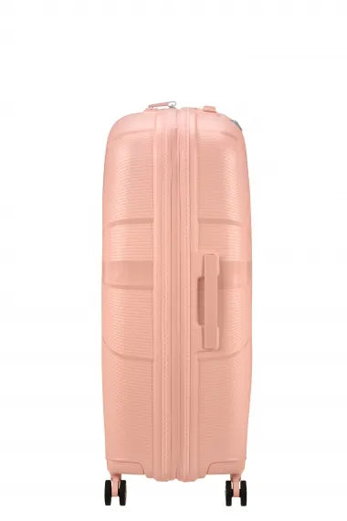 American Tourister Starvibe 77cm Stor Expanderbar Metallic Peach
