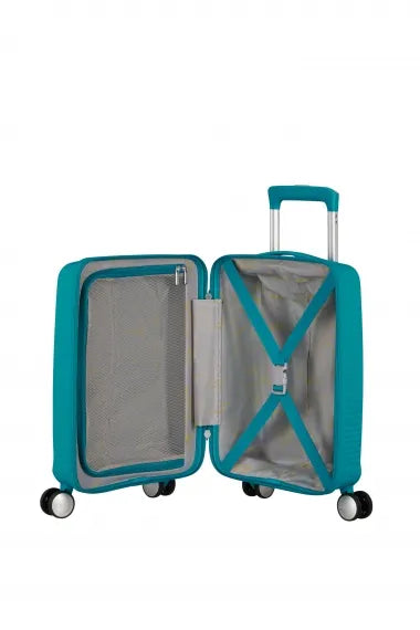 American Tourister Soundbox Mini kabinväska - Deep Teal