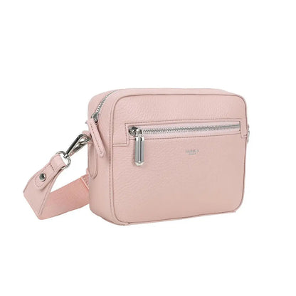 Ulrika Design Bar Zipper - Ljusrosa Axelväska 21cm
