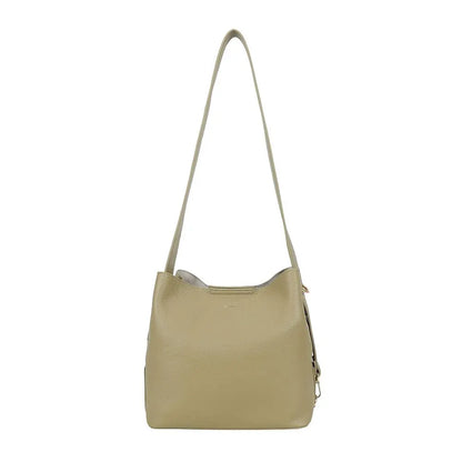 Ulrika Design Bar Zipper - Grön Axelväska 38cm