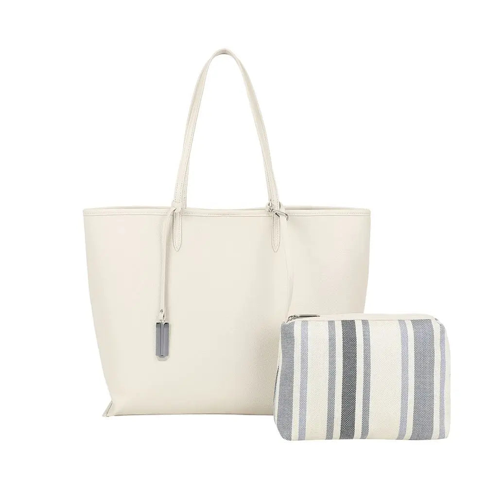 Ulrika Design Reversible Toteväska 44cm Beige