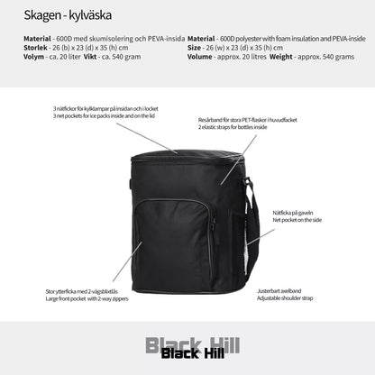 Black Hill Skagen - Grå Melange Kylväska 15L