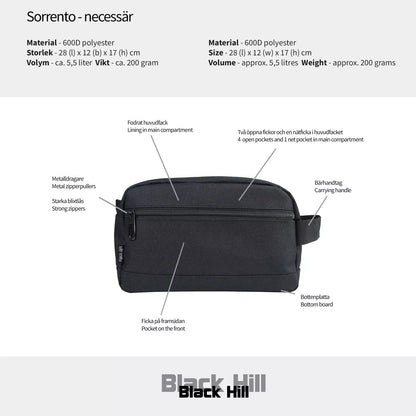 Black Hill Sorrento – Necessär 3,5L - Marinblå
