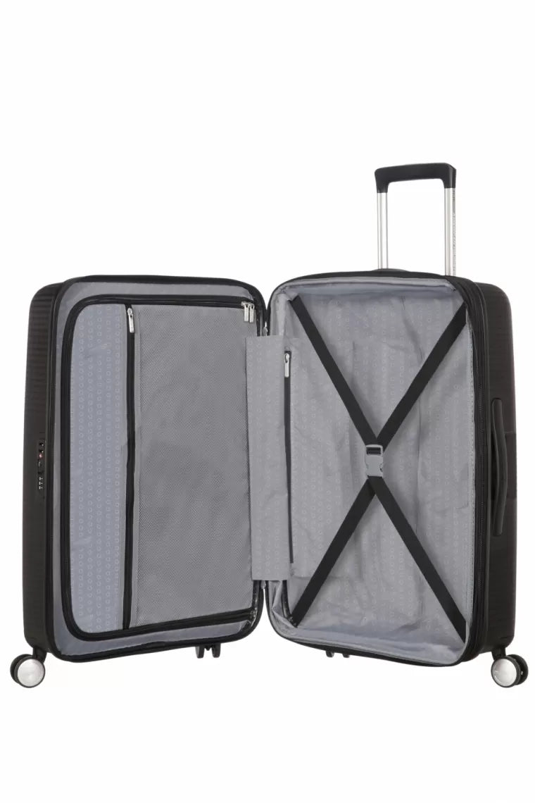 American Tourister Soundbox - Svart Mellanstor Resväska 67cm