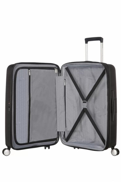 American Tourister Soundbox - Svart Mellanstor Resväska 67cm