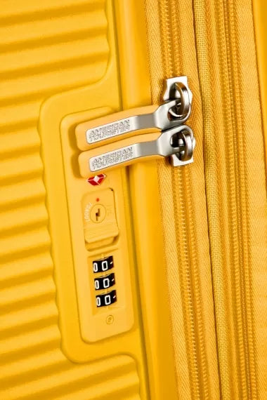 American Tourister Soundbox 77 cm Golden Yellow