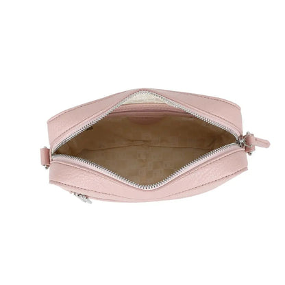 Ulrika Design Bar Zipper - Ljusrosa Axelväska 21cm