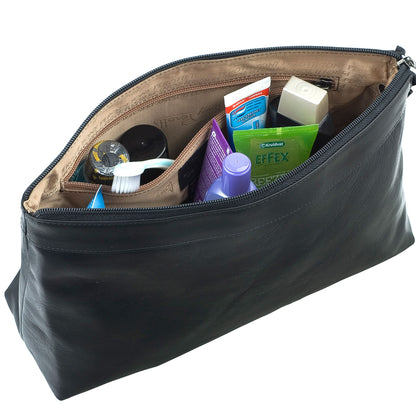 Tony Perotti Vegetale Leather Necessär 27 cm Svart