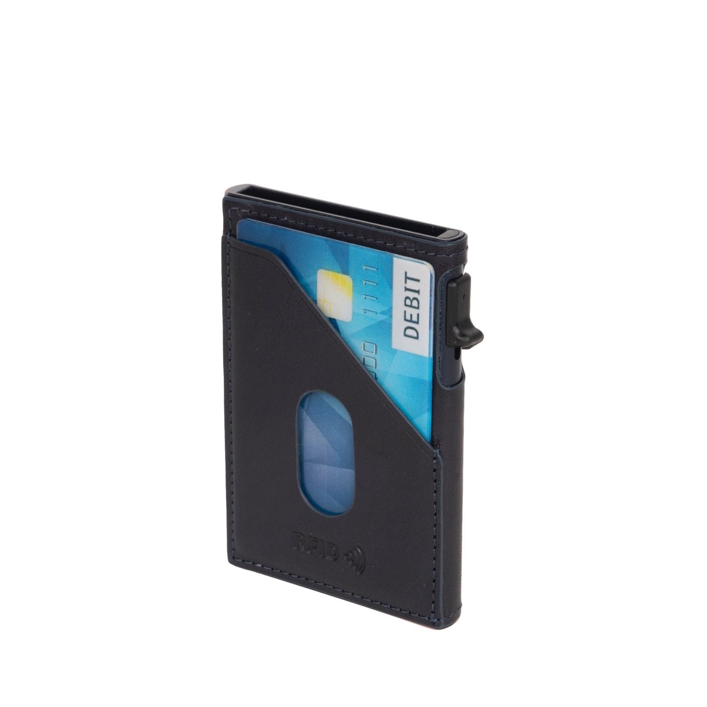 Tony Perotti Furbo Vegetale Slim Korthållare RFID 9,7 cm Blå