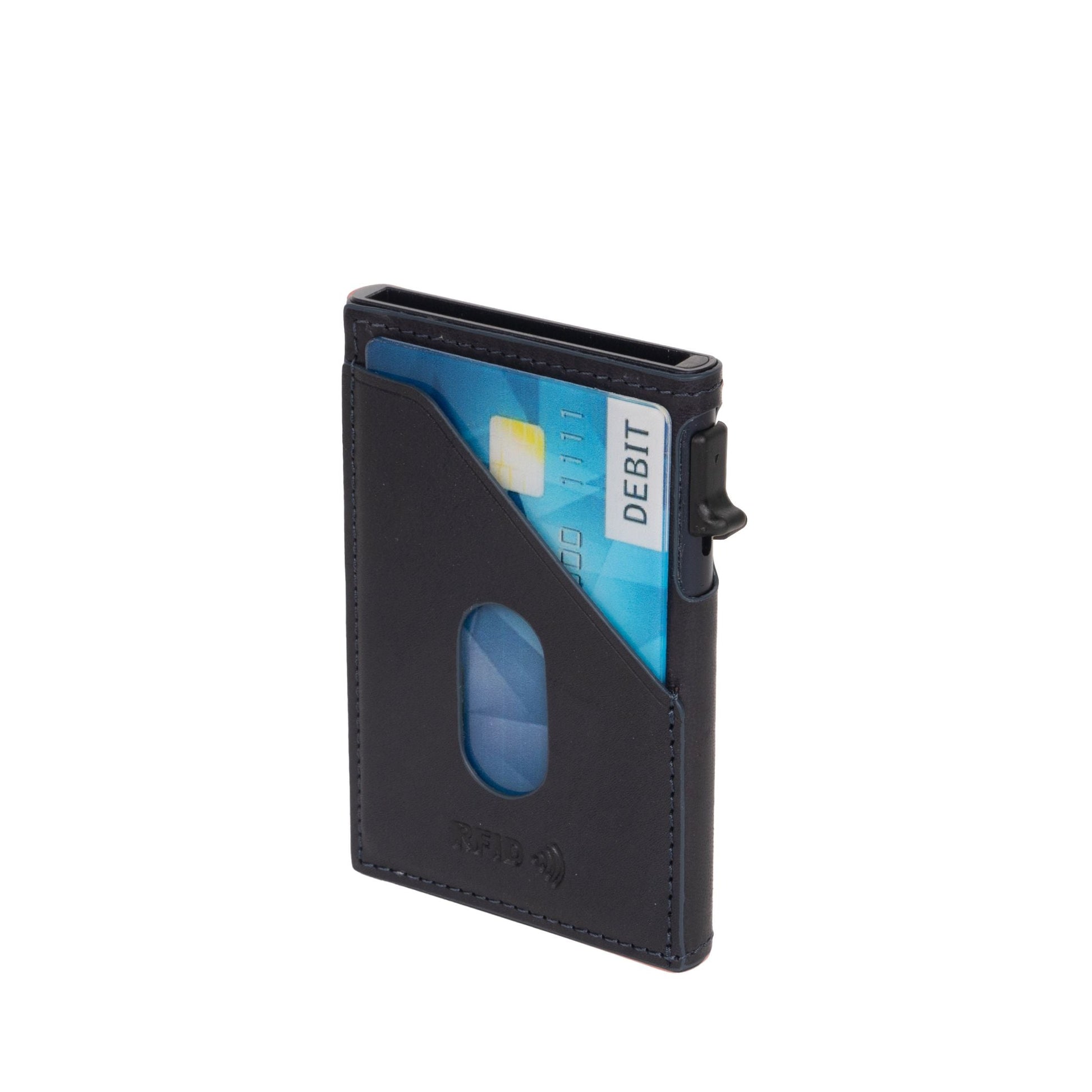 Tony Perotti Furbo Vegetale Slim Korthållare RFID 9,7 cm Blå