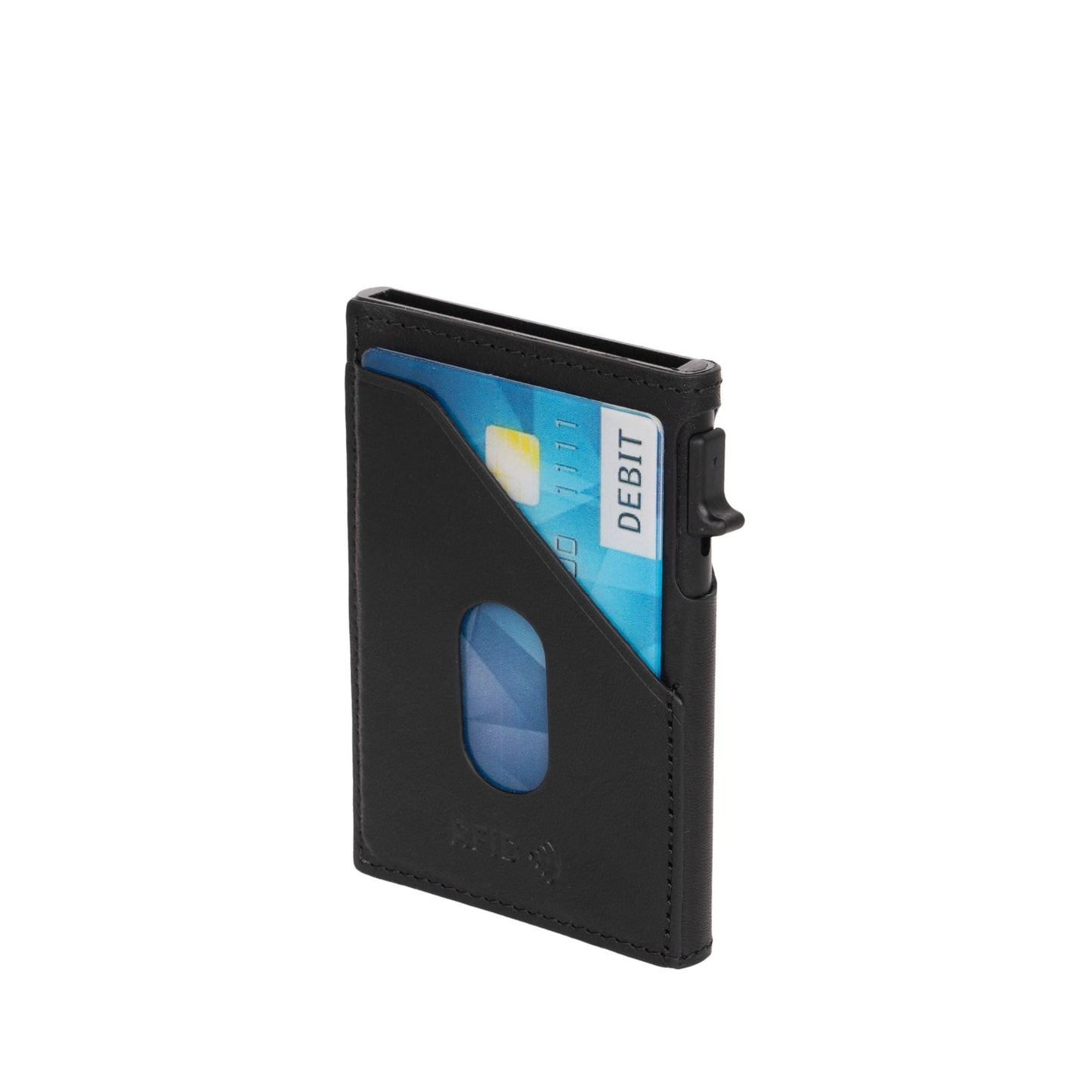 Tony Perotti Furbo Vegetale Slim Korthållare RFID 9,7 cm Svart