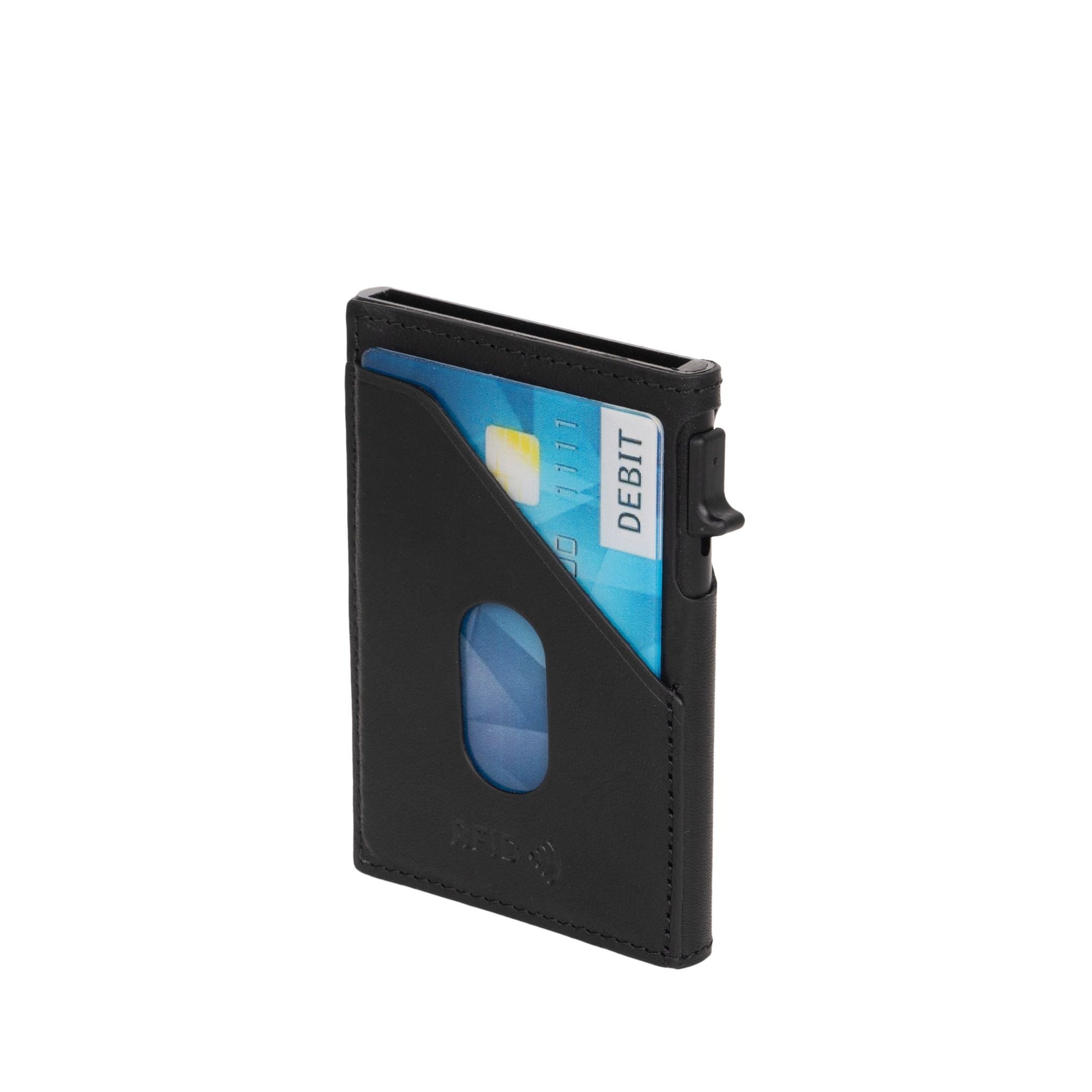 Tony Perotti Furbo Vegetale Slim Korthållare RFID 9,7 cm Svart