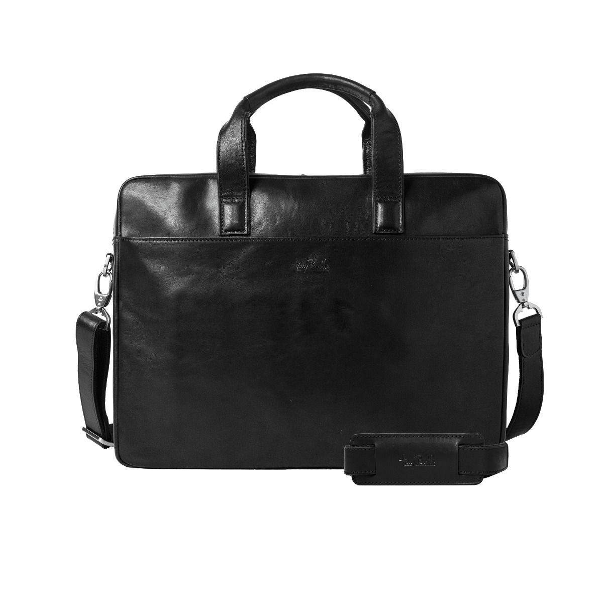 Tony Perotti Vegetale Leather Datorväska 14" Svart