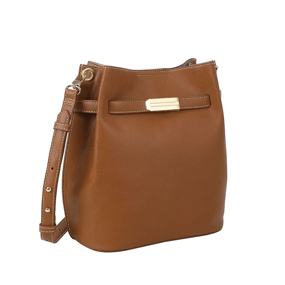 Ulrika Design Belt - Cognac Handväska 38cm