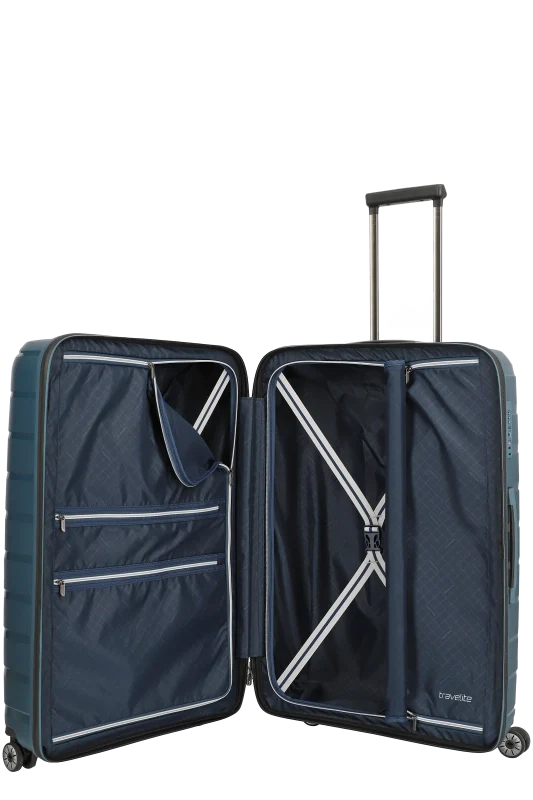 Travelite Air Base stor resväska 77cm Ice blue