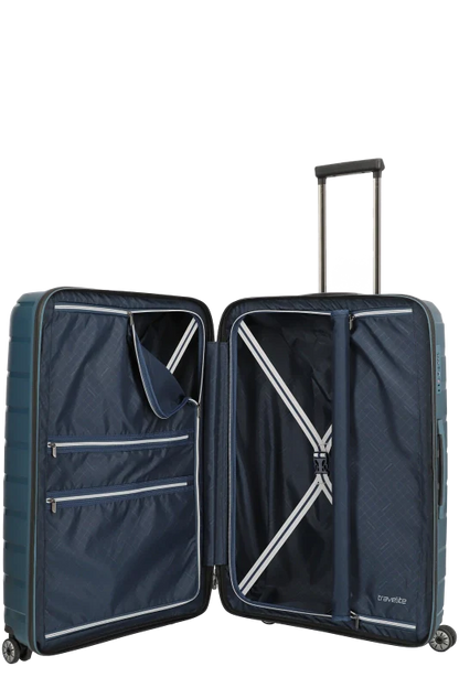 Travelite Air Base stor resväska 77cm Ice blue