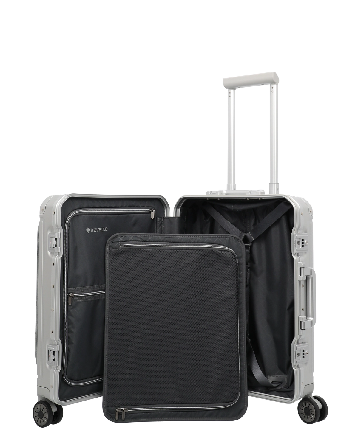 Travelite Next Kabinväska med datorfack 55 cm Silver