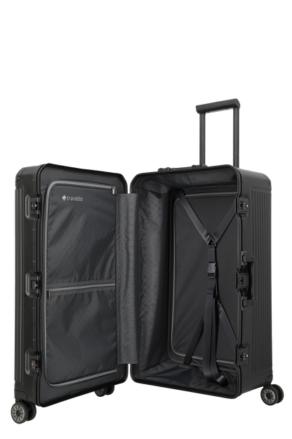 Travelite Next Trunk Stor Resväska 76 cm Svart
