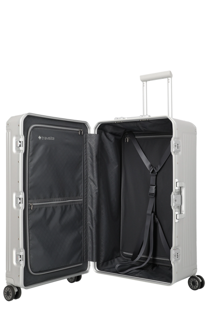 Travelite Next Trunk Stor Resväska 76 cm Silver