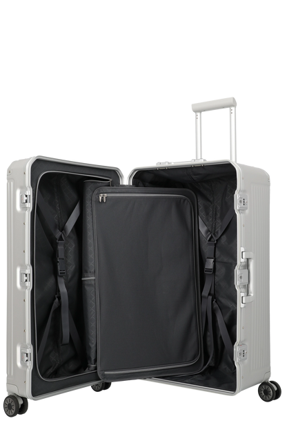Travelite Next Trunk Stor Resväska 76 cm Silver