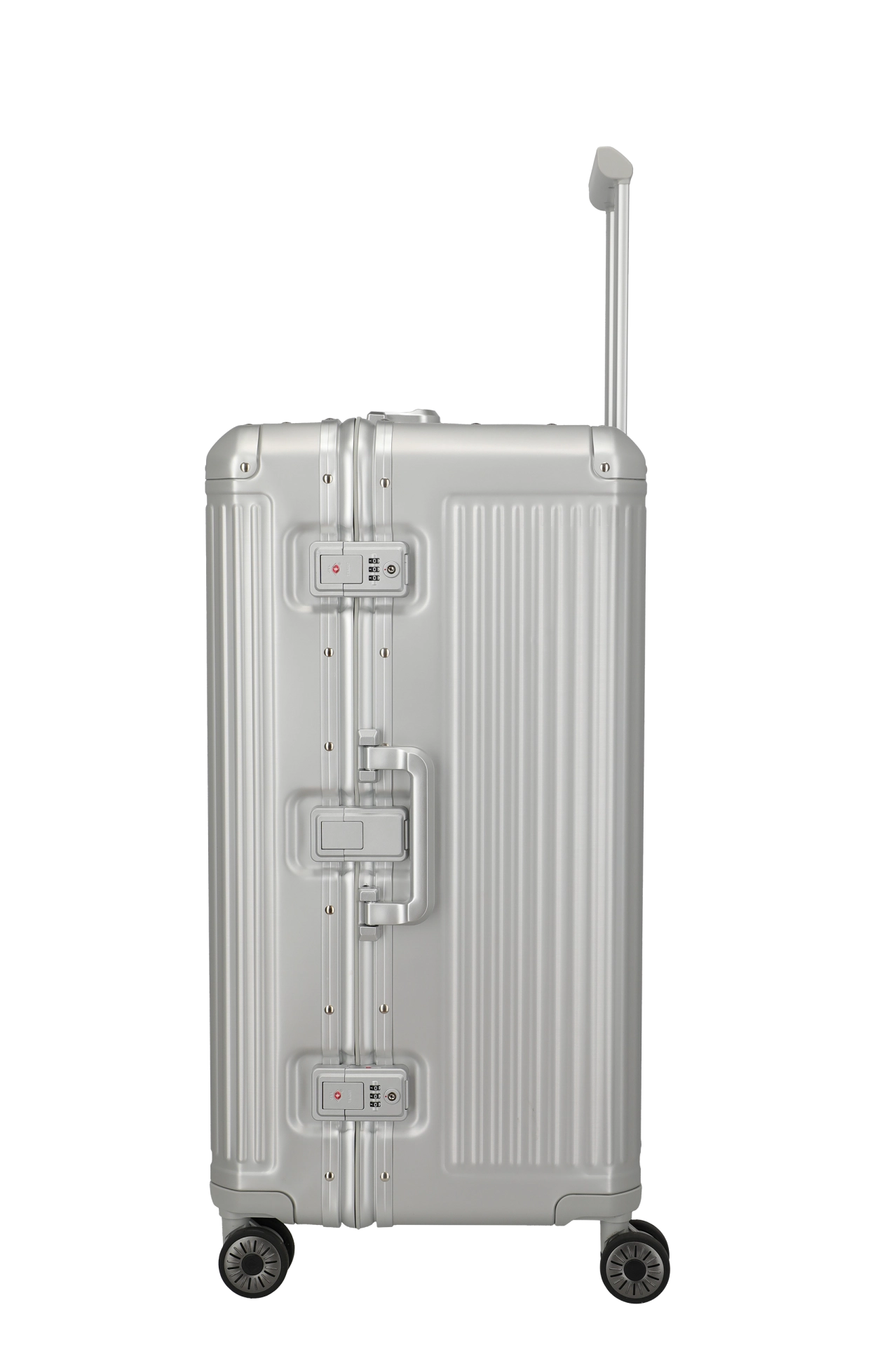 Travelite Next Trunk Stor Resväska 76 cm Silver