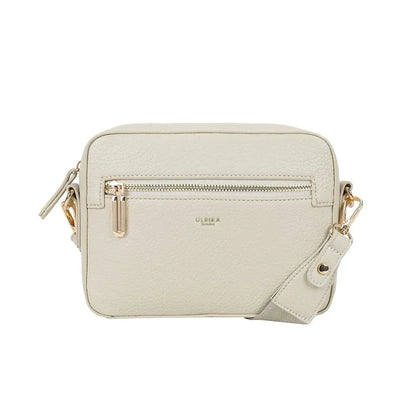 Ulrika Design Bar Zipper - Beige Axelväska 21cm