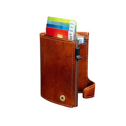 Tony Perotti Furbo Van Gogh Korthållare Läder RFID 9,8 cm Cognac