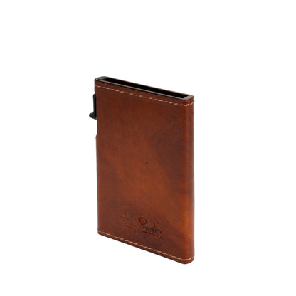 Tony Perotti Furbo Van Gogh Korthållare Läder 9,7 cm Cognac