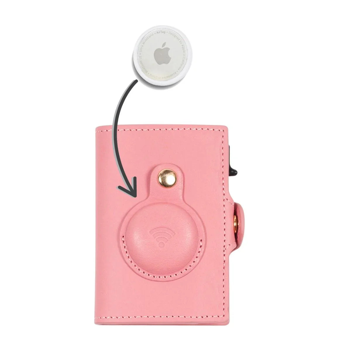 Tony Perotti Furbo AirTag Korthållare - Rosa Elegance
