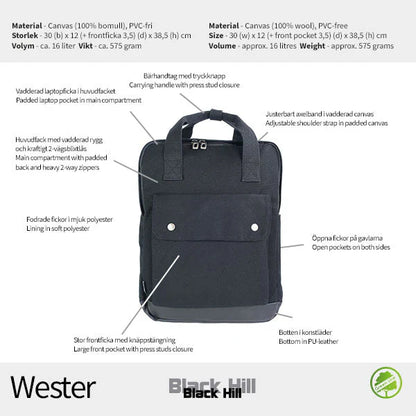 Black Hill Wester Ryggsäck 15,6"