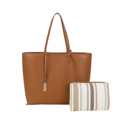 Ulrika Design Reversible Toteväska 44cm Cognac