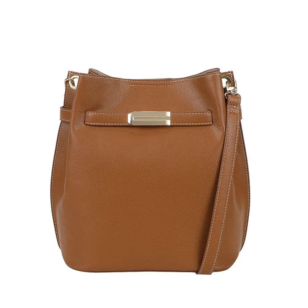 Ulrika Design Belt - Cognac Handväska 38cm